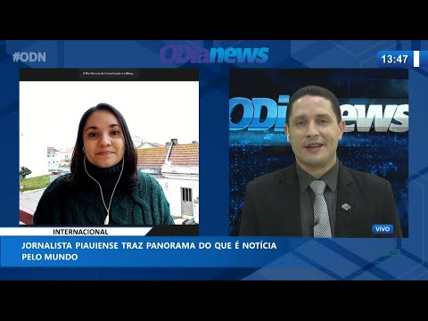 Jornalista piauiense traz notícias internacionais ao vivo de Lisboa 04 03 2021