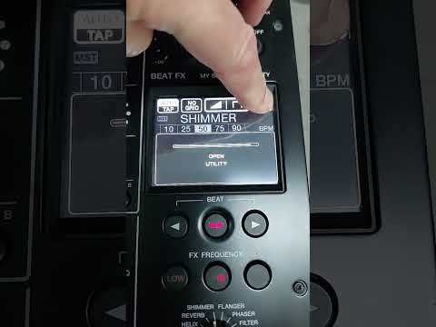 Pioneer V-10 Mixer Utilities Menu