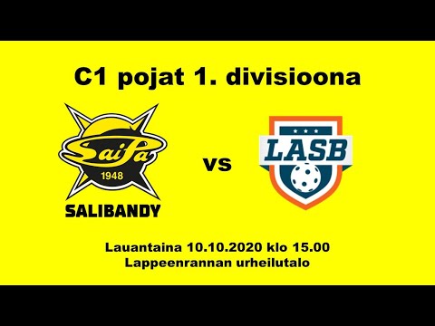 Salibandy C1 Pojat 1.div Live Saipa-LASB 10.10.2020