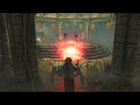 Max Vampire Lord vs The Silver Hand (Legendary Difficulty) - Skyrim