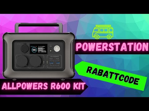 Powerstation TEST │ALLPOWERS R600 │Mobile Power für unterwegs │RABATTCODE