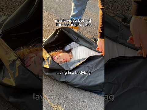 behind the scenes are NOT fun 🥴 #bodybag #behindthescenes #tanfeelz