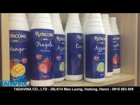 Rubicone Topping for gelato and soft ice cream - tadavina.com