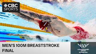 Men's 100m backstroke final featuring Oliver Dawson at Glasgow 2026 Commonwealth Games