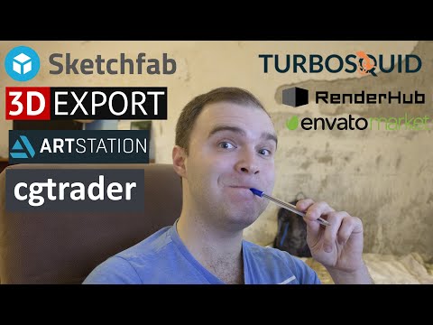 На каких 3D стоках я продаю модели | Как заработать на продаже 3D