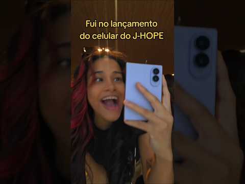 Fui no lançamento do Z fold 8, o celular do J-Hope #zfold8 #galaxy #jhope #samsung #shorts