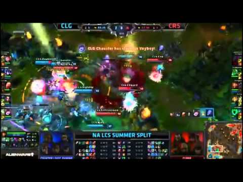 CLG Doublelift Vayne VS CRS Voyboy Ryze Best Plays   NA LCS Summer 2013 W1D3 MUST SEE