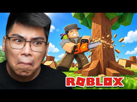Playing CHOP THE FOREST for the first time