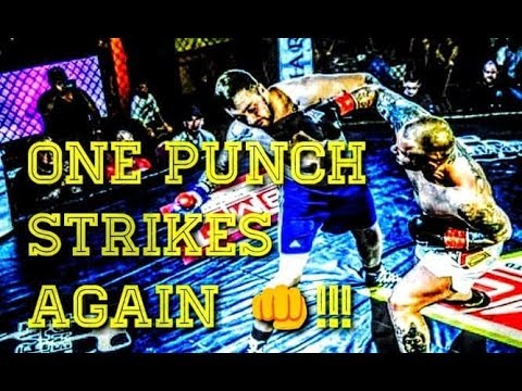 Veteran Fighter lands the perfect punch -  Ash 'One Punch' Gibson -V- Wes Oneil