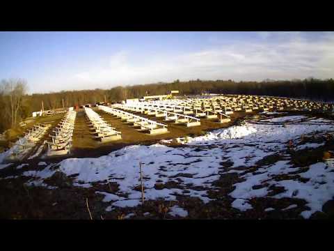 Dover Landfill Solar Array - Construction Timelapse #1