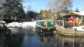 preview picture of video 'Trip to see Father Christmas on Bridgwater and Taunton canal'
