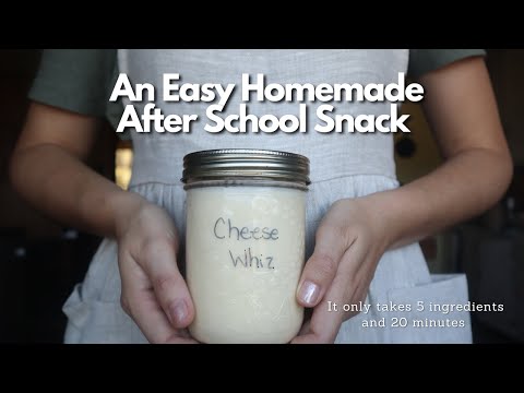 Cheese Whiz Tutorial/ Easy 5 Ingredient Homemade Cheese