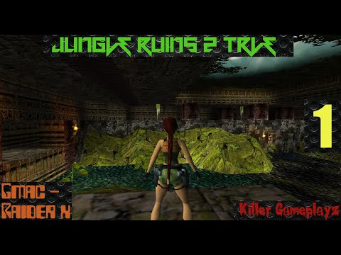 Jungle Ruins 2 TRLE (Level 1) Return to the Jungle Lake (All Secrets)