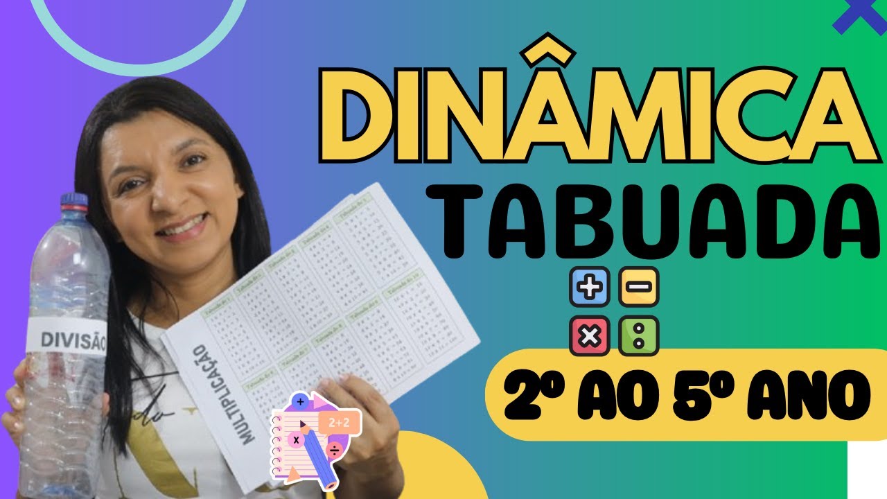Dinâmica da Tabuada - Matemática Divertida [1º ao 5º ano] Professor em Sala