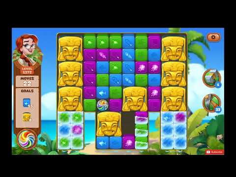 Lost Island Blast Adventure Level 1372 NO BOOSTERS - A S GAMING ✔