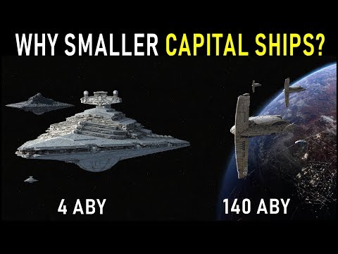 Why did Star Wars ships GET SMALLER over time? | Star Wars Lore