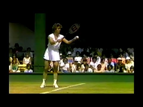 Chris Evert vs. Barbara Potter Wimbledon 1985 QF 💛