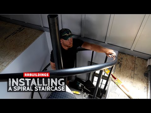 How to Build a Spiral Staircase and EPIC Epoxy Floor...