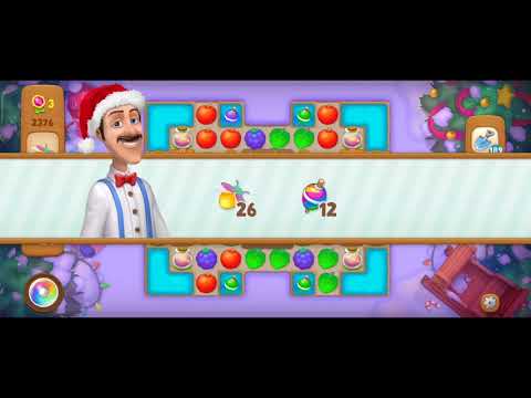 Gardenscapes Level 2376 Walkthrough "No Boosters Used"