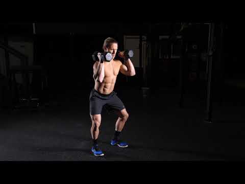 Exercise thumbnail image for Dumbbell Front Squats 