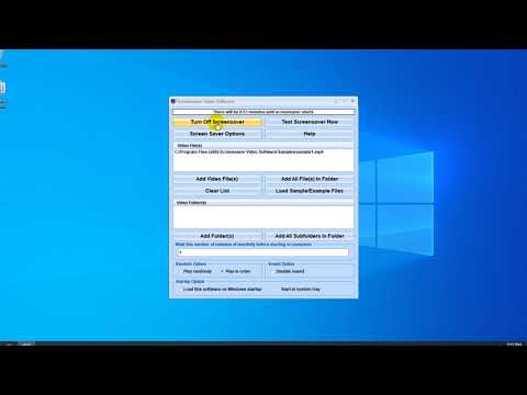 Screensaver Video Software
