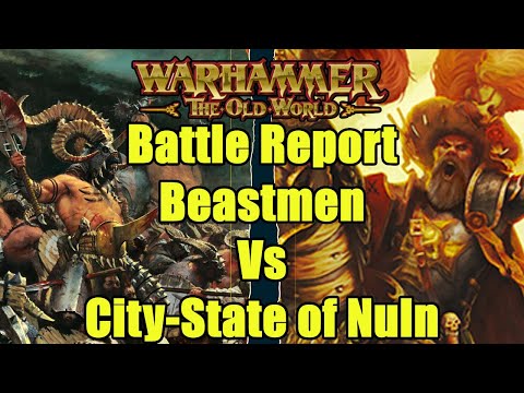 Beastmen Vs Empire City-State of Nuln - Battle Report - Warhammer The Old World