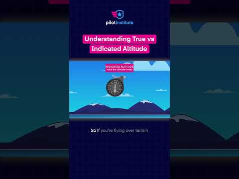 Understanding True vs Indicated Altitude