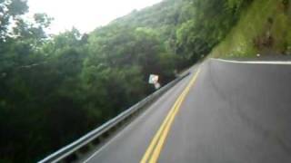preview picture of video 'raw video of Rt 50 ride in WV 8-15-2009'