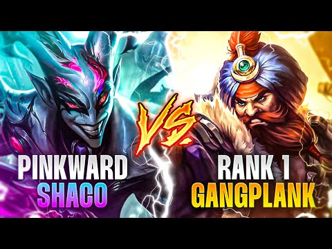 RANK 1 Gangplank FACES OFF against Pinkward's Shaco and this happened...