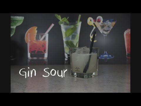 Gin Sour - Der säuerlich, leicht süße Cocktail-Klassiker