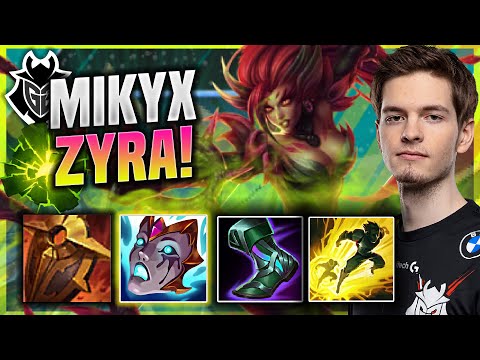 MIKYX CHILLING WITH ZYRA! - G2 Mikyx Plays Zyra SUPPORT vs Thresh! | Season 11