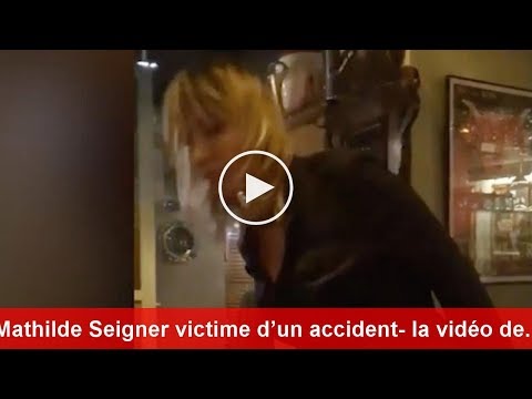Mathilde Seigner victime d’un accident- la vidéo de sa soirée « très alcoolisée »