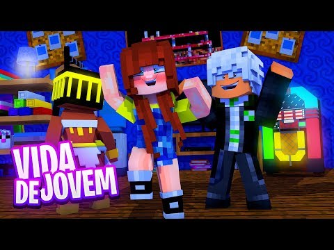 Minecraft: VIDA DE JOVEM | #1 - AS GAROTAS ME CHAMARAM PARA UMA FESTA NA CASA DELAS! (SÉRIE NOVA)