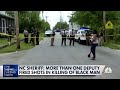 N.C. sheriff: More than one deputy fired shots in killing of black man