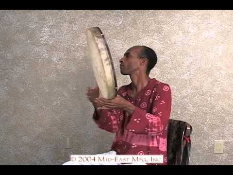 DOBANI Frame Drum with Beater, Rosewood Shell with Goat Skin Head, 18-by-2-Inch (FD18)