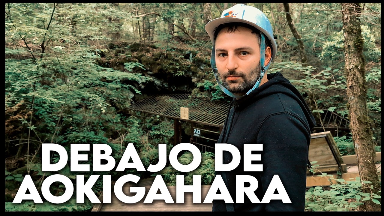 🔴AOKIGAHARA visité LAS CAVERNAS bajo el bosque más MISTERIOSO de Japón