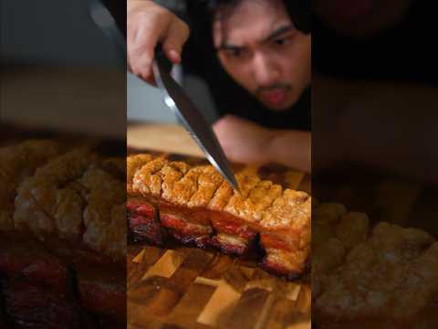 Smoked Crispy Pork Belly #chicharrones