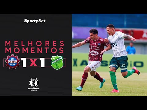 EMPATE AMARGO E AMBOS ELIMINADOS - Caxias 1 x 1 Floresta - Melhores Momentos - Série C