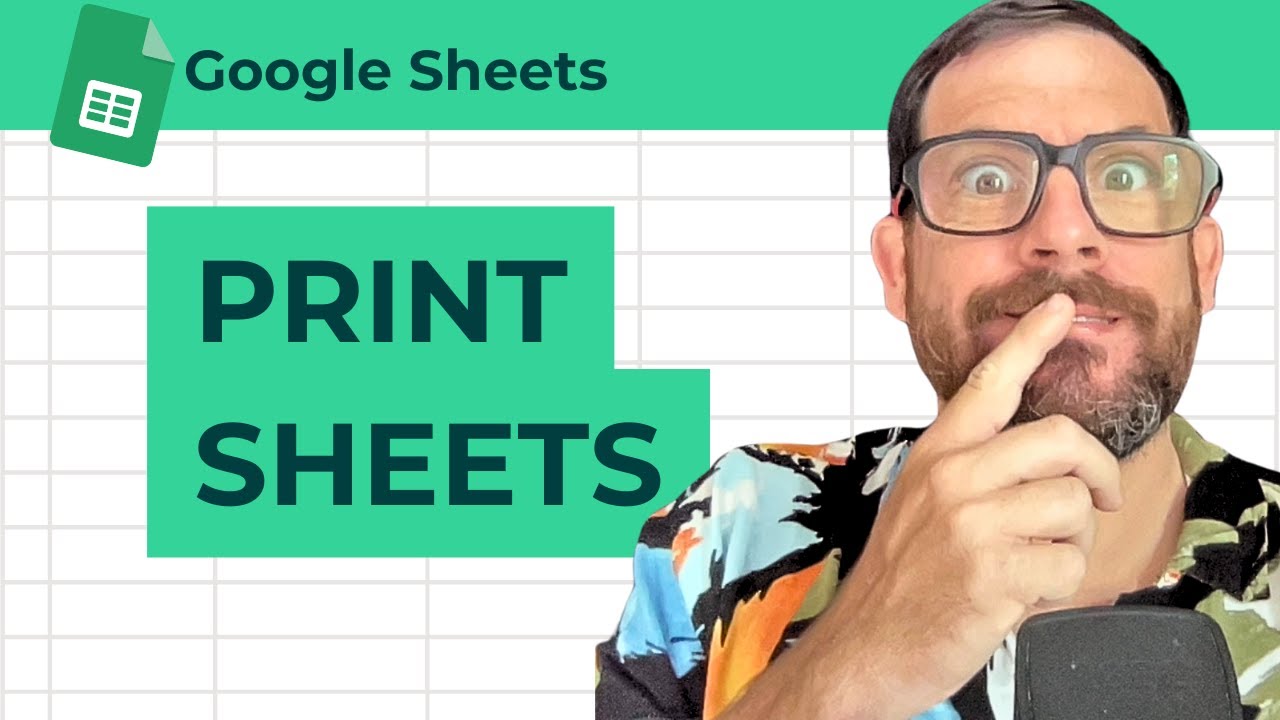 How To Print Google Sheets