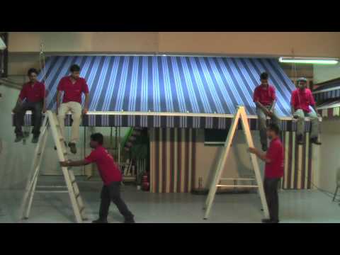 6 men-370kg on Francia Jumbo Awning test 4
