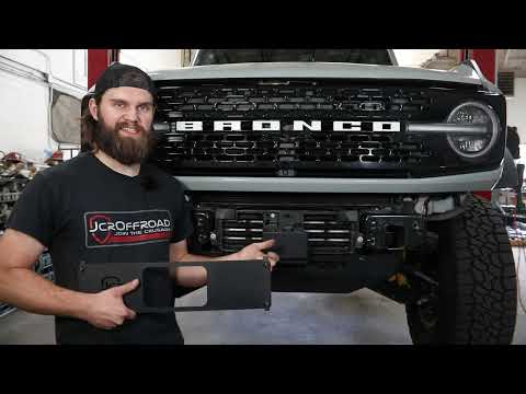 Bronco ACC Relocation Bracket Install
