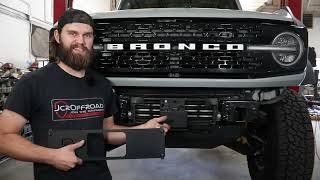 Bronco ACC Relocation Bracket Install