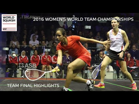 Egypt v England - WSF Women's World Team Squash Championships 2016 - Final Highlights