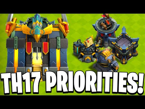 What I'm Upgrading First at TH17! - TH17 Priority Guide (Clash of Clans)