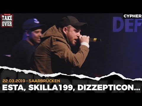 TopTier Takeover Saarbrücken 22.03.2019 - Cypher feat. EstA, Skilla199, Dizzepticon uvm.