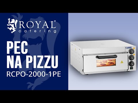 Video - Pec na pizzu - 1 komora - 2 000 W