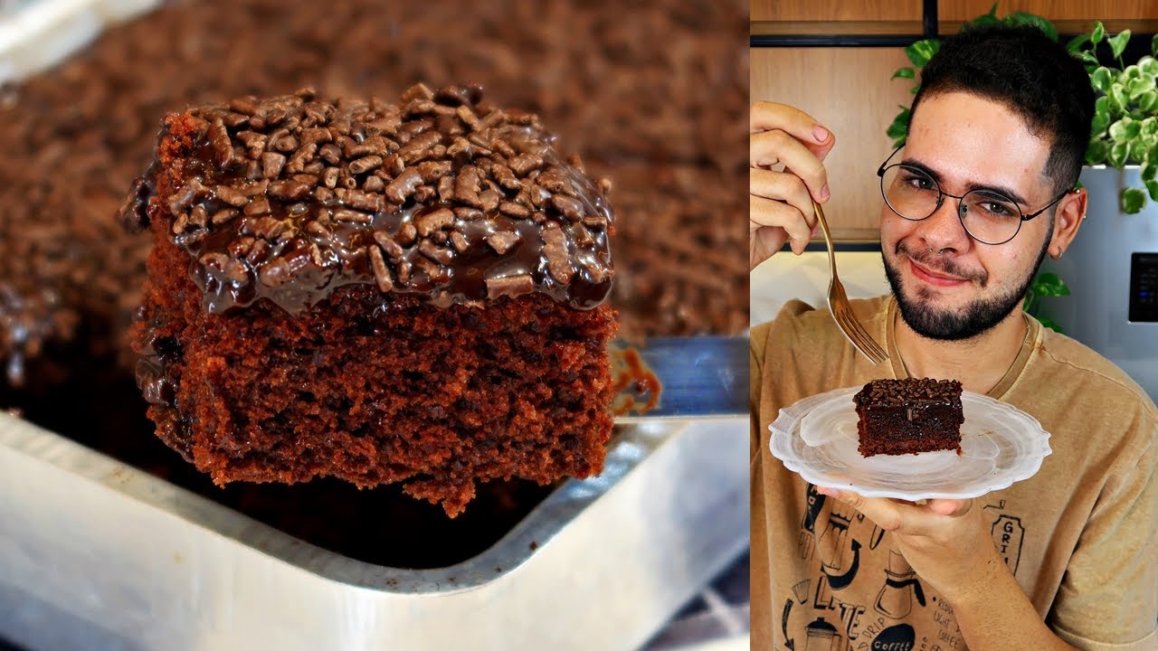 BOLO NEGA MALUCA MAIS FOFINHO DO MUNDO | SEM BATEDEIRA E SEM LIQUIDIFICADOR