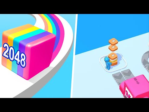 Jelly Run 2048: New Shape vs Idle 2048 Land - Max Level Gameplay (Part 1) 123456789
