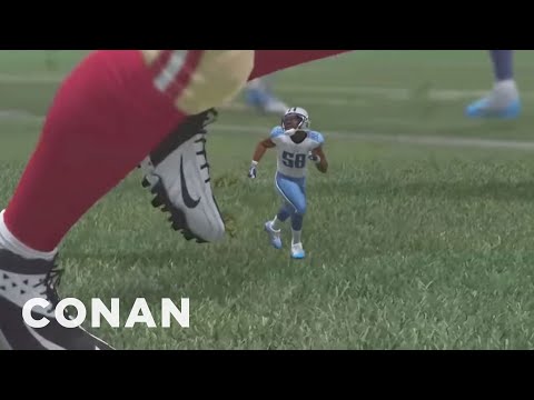 Christian Kirksey From "Madden NFL 15" Stops By | CONAN on TBS