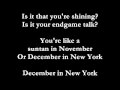 Thea Gilmore - December in New York - Lyrics ...